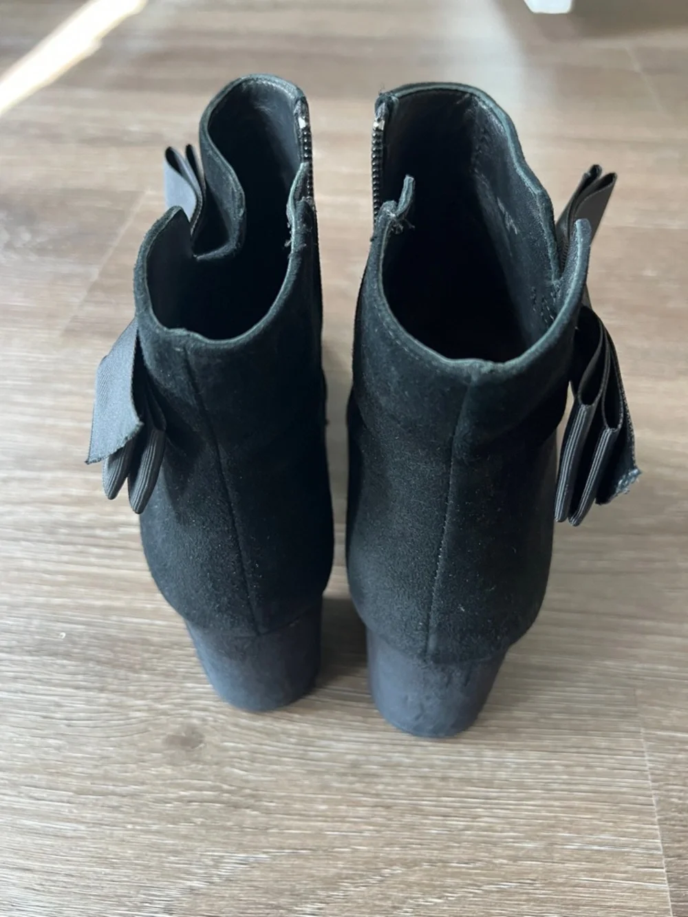 kate spade black suede